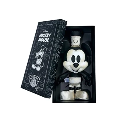 Immagine di Simba Disney Plush Collezionabile di Mickey Mouse, 6315870276, edizione limitata, dimensione 35 cm, con scatola da collezione, Esclusiva Amazon