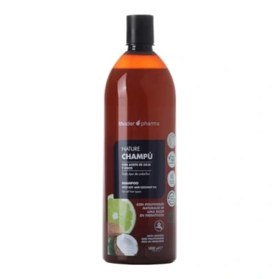 Immagine di Thader TH Pharma Shampoo con olio di soia e cocco Polifenoli, 1000 ml