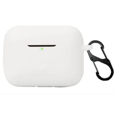 Immagine di GIOPUEY Cover Compatibile con Marshall MOTIF II ANC, Cilicone Custodia, Ultrasottile Case Cover, Antiurto, Resistente ai Graffi Bianco