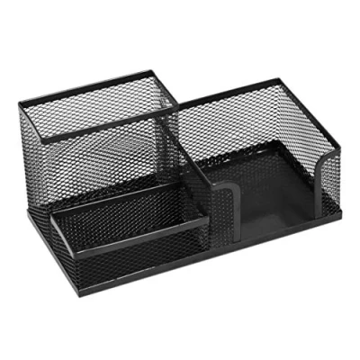 Immagine di Leviatan Organizer da scrivania, portapenne, portapenne scaffale ufficio con porta banconote in rete, Sable, 205 x 103 98 mm