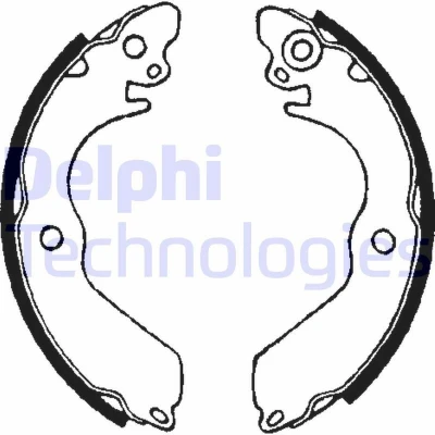 Immagine di DELPHI LS1649 Ganasce Freno 180 37 MITSUBISHI: COLT 5, Lancer 6 Limousine