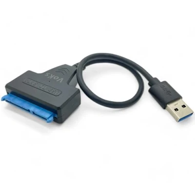 Immagine di VoKs Cavo adattatore USB 3.0 a SATA con supporto UASP per dischi rigidi HDD SSD da 2,5 pollici