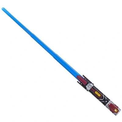 Immagine di Star Wars Hasbro Lightsaber Forge, Spada Laser di Anakin Skywalker, Colore Blu, allungabile, Articolo per Roleplay Personalizzabile, Bambini dai 4 Anni in su
