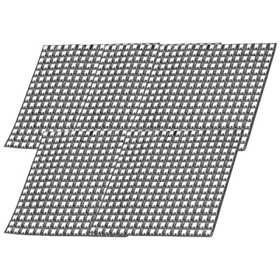 Immagine di AZDelivery 5 x Pannello Led RGB WS2812B 16x16 256 LEDs Modulo flessibile 5050SMD IC Funzioni di colore pieno indirizzabile singolo con DC5V compatibile Raspberry Pi