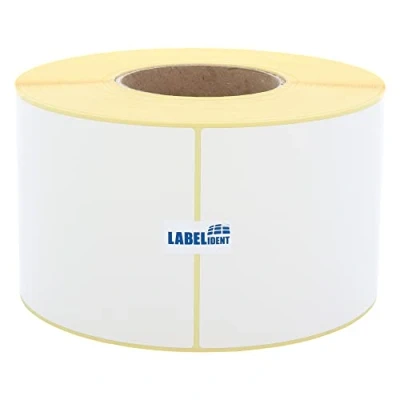 Immagine di Labelident etichette per spedizioni DHL, DPD, Fedex, GLS, Hermes, UPS 100 x 150 mm 1.000 di carta termica senza BPA su 1 rotolo/i, 3 pollici (76,2 mm), termoadesive
