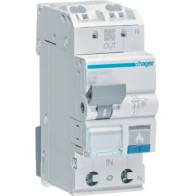 Immagine di Hager ARC916D Interruttore di protezione antincendio 2 poli 16 A 230 V 1 pz.