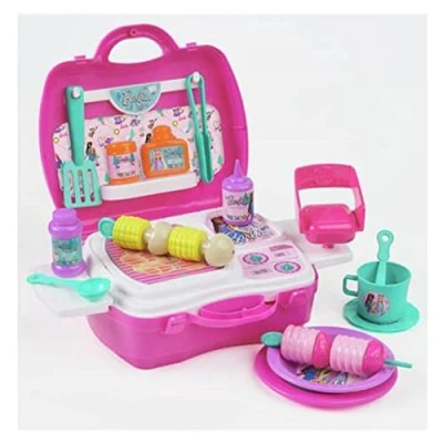 Immagine di Grandi Giochi Barbie Valigetta Glamping Set BAR42000, Multicolore, Medium, BAR42000