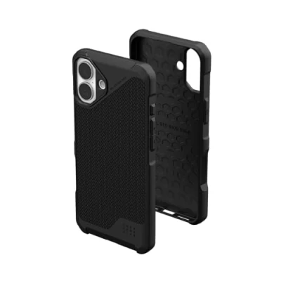Immagine di Urban Armor Gear Metropolis LT MagSafe Case Backcover per cellulare Apple iPhone 16 Plus Kevlar ®, Nero Compatibile con