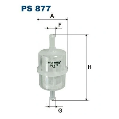 Immagine di FILTRON PS 877 Filtro Carburante per condotti/circuiti 8 IVECO: DAILY 3, 3 Kasten/Kombi
