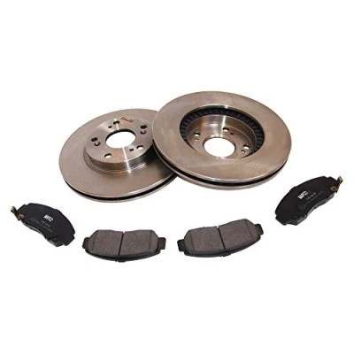 Immagine di MAPCO Kit dischi e pastiglie freno Assale anteriore ventilato con segnalatore acustico usura 47604