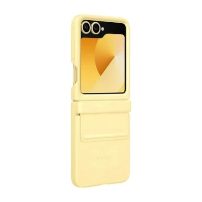 Immagine di Samsung Pelle Pu Back Cover Giallo Galaxy Z Flip 6