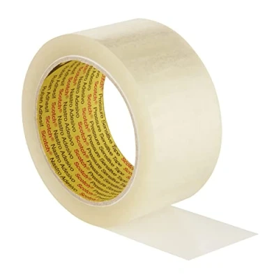 Immagine di 3M Nastro con Adesivo Acrilico 309, 50 mm X 66 m, 6 Pezzi, Trasparente