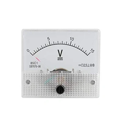 Immagine di Voltmetro di corrente, DC analogico 85C1 corrente 2.5 Precisione Pannello per test circuito Ricarica Amperometro tester della batteria(CC 0 15V)