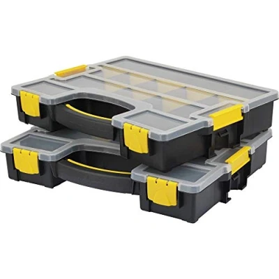 Immagine di Basetech Scatola minuteria (L x L A) 370 286 140 mm Scomparti: 15 suddivisione variabile Contenuto 1 pz.