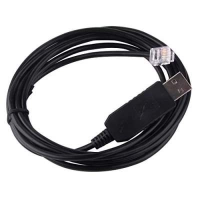 Immagine di Meade LX200 cavo di controllo telescopico per console GPS AUTOSTAR II CP2102 chip PC RS232 seriale RJ12 6P6C (300 cm)