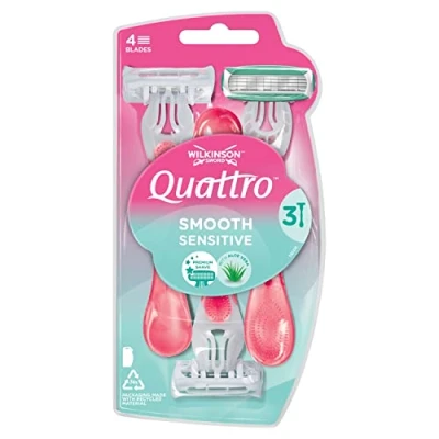 Immagine di WILKINSON SWORD Quattro per le donne Sensitive 3 x rasoi usa e getta