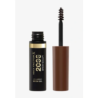 Immagine di Max Factor Gel volumizzante per sopracciglia 2000 calorie, a lunga durata, rimpolpate e dall&#039;aspetto pieno, impermeabile, prova di sbavature, forma intensifica, 006 trasparente, 4,5 ml