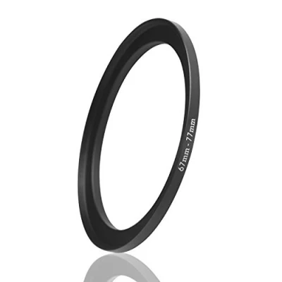 Immagine di Ares Foto® STEP UP Filter Adapter, anello adattatore del filtro, In alluminio fresato a CNC (67mm 77mm)