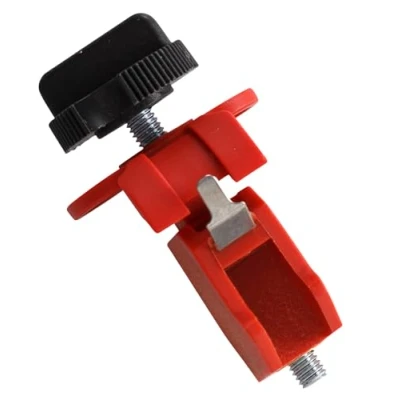 Immagine di Brady Miniature Circuit Breaker Lockout Systems, 31.24mm x 54.9mm 24.13mm, TB, Red