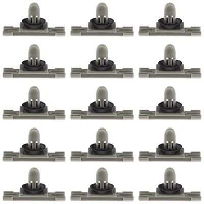 Immagine di ECSiNG 30Pcs Clip Fissaggio Staffa Di Rivestimento Della Carrozzeria Portiera Dell&#039;auto Compatibile Con E90 E91 F30 Grondaia Modanatura Del Tetto Esterno In Plastica