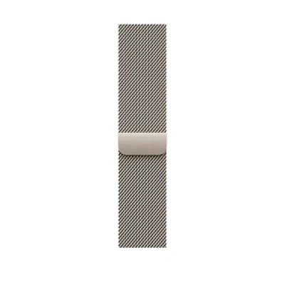 Immagine di Apple Watch Band Loop in maglia milanese 46 mm Naturale S/M