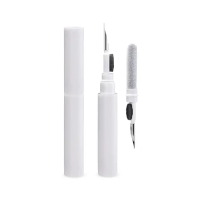 Immagine di NK Kit di Pulisci Airpods Auricolari 3 in 1 Penna per la Pulizia, pulizia Multifunzione, con Spazzola + Pinza Cotone, Pulisce Tastiere, Astucci e Senza Fili
