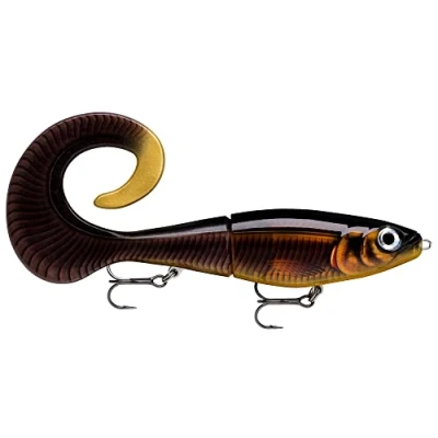 Immagine di Rapala Esca da Pesca Artificiale Spinning X Rap Otus di Simulazione Acqua Dolce Corpo ABS e Coda Snodata in PVC Profondità Nuoto 0.5 1m 17cm/40g Prodotta Estonia 5W 50UV