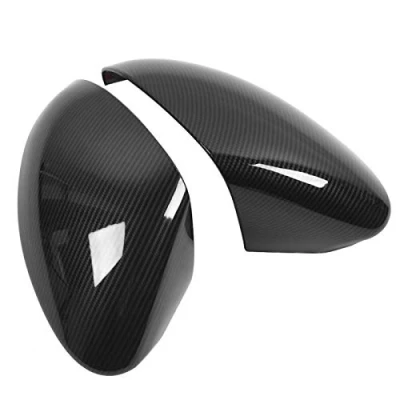 Immagine di Coperchio specchietto retrovisore, Tappo alloggiamento retrovisore laterale auto Stile fibra di carbonio Adatto per Alfa Romeo Stelvio 17 20