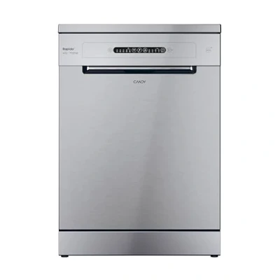 Immagine di Candy Rapido&#039; Lavastoviglie a Libera Installazione 60 cm, 13 Coperti, 5 Programmi, Partenza Ritardata fino 9h, Ciclo Rapido 49 Min, Classe C, AxLxP 85x59,7x59,8 Metal CF 3C7L1S