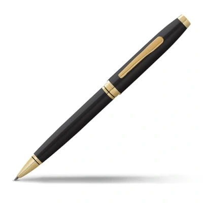 Immagine di CROSS Coventry Penna a sfera, tratto medio, in confezione regalo, colore: Nero/Oro