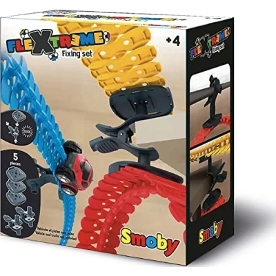 Immagine di Smoby, Flextreme, Set Fissaggio con Supporti per Fissare Il Percorso ai mobili, 7600180910, età + 4 Anni