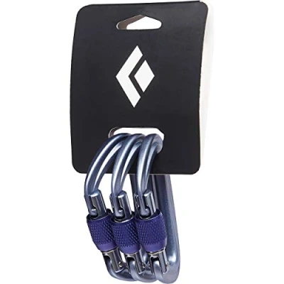 Immagine di Black Diamond Liteforge Screwgate 3 Pack Carabiner