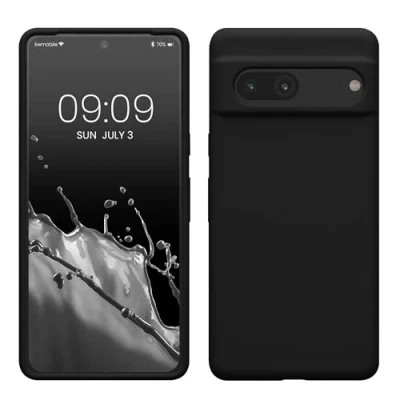 Immagine di kwmobile Cover per Google Pixel 7 Custodia Back Case Smartphone in Silicone TPU Protezione Gommata blu mirtillo