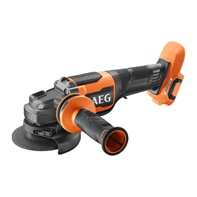 Immagine di AEG BEWS18 115BLPX2 0 Smerigliatrice Angolare 115mm Brushless 18V, Prestazioni di Taglio Fino a 9.000 g/min, Carter Regolabile Senza Chiave, con Tripla Protezione