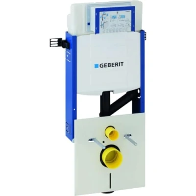 Immagine di Geberit Kombifix 110367005 Elemento per WC a parete, 12 cm, con cassetta di risciacquo Sigma Up, aspirazione degli odori scarico, colore: Bianco
