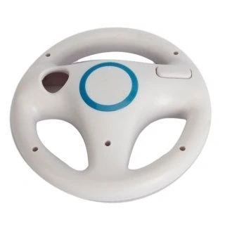 Immagine di AMEEGO Steering Wheel Design Stand Mario Kart Racing Game For Wii Controller (White)