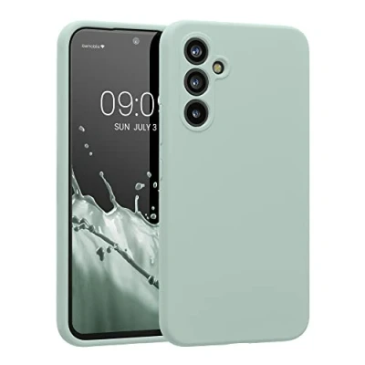 Immagine di kwmobile Custodia Compatibile con Samsung Galaxy A54 5G Cover Back Case per Smartphone in Silicone TPU Protezione Gommata menta freddo