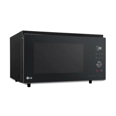 Immagine di LG MJ3965BPS Forno Microonde Smart Inverter Combinato e Ventilato con Doppio Grill, 39 Litri, 1350 W, Programmi Automatici, 5 Livelli di Potenza, Piatto Crispy Incluso Nero Fumè