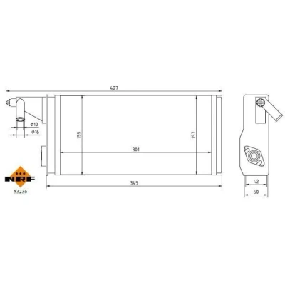 Immagine di NRF 53236A Radiatore Riscaldamento