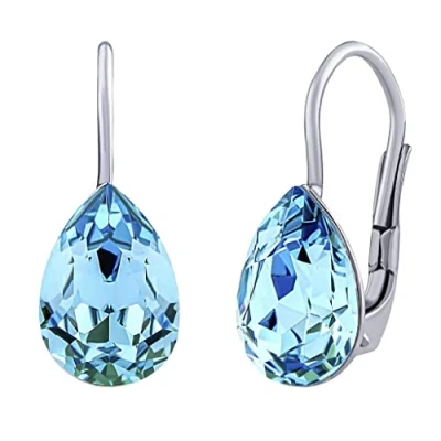 Immagine di SILVEGO Orecchini da Donna in Argento 925 con Swarovski Crystals Goccia, SILVEGOVSW080E