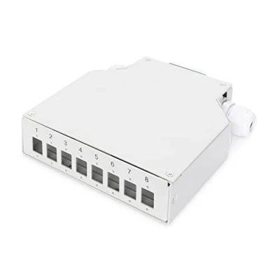 Immagine di Digitus DN 96891 Adattatore per guida DIN 8 Porte Non classificata