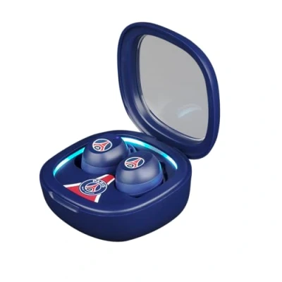 Immagine di Konix PSG Cuffie wireless per smartphone e tablet Autonomia 8 h + 15 custodia Resistenza all&#039;acqua IPX4 Connessione Bluetooth Blu