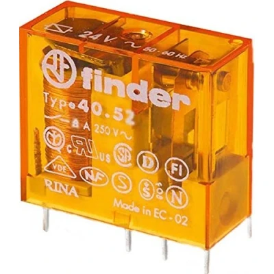 Immagine di finder relè a spina, 230 V AC, 2 W, 8 A, 1 pezzo, 40.52.8.230.0000 (3 pezzi di pressione/pressione)