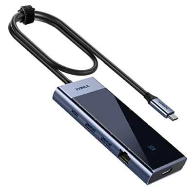 Immagine di Inateck Hub USB C, 10 in 1 3.2 con 4K@60Hz HDMI, porta PD100W, A/C e RJ45 10Gbps, Alluminio adattatore C per MacBook Pro/Air M1, tablet Dell XPS tipo