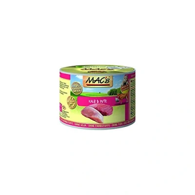 Immagine di MAC&#039;s Cat 24 x 400 g Alimento umido per gatti Vitello &amp; Tacchino