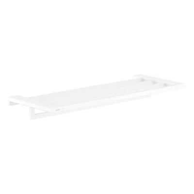 Immagine di hansgrohe AddStoris Mensola con porta asciugamano, bianco opaco, 41751700
