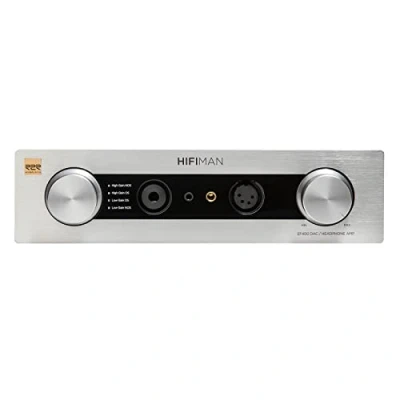 Immagine di HIFIMAN DAC e amplificatore per cuffie bilanciato da tavolo EF400 con Himalaya R2R, uscita 3,5/4,4/6,35 mm audio domestico, argento