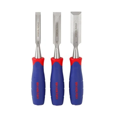 Immagine di WORKPRO Set Scalpelli per Legno 3 Pezzi da Falegname in Cr V 230mm