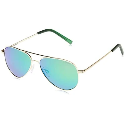 Immagine di Polaroid Pld 8015/N, Occhiali da Sole Unisex Bambini, Multicolore (gold N K7 J5G), 52