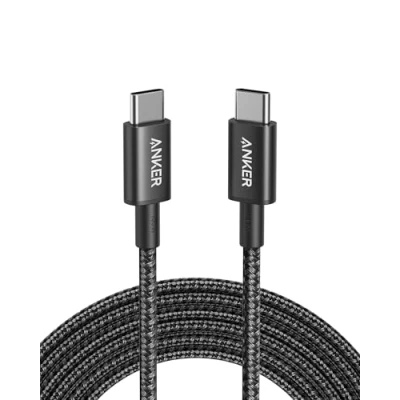 Immagine di Anker Cavo USB C in Nylon da a 2.0, 100 W 3 m, Nuovo Ricarica Rapida, per iPhone 15/15 pro, MacBook, iPad, Samsung Galaxy S23 e Altro (Nero)